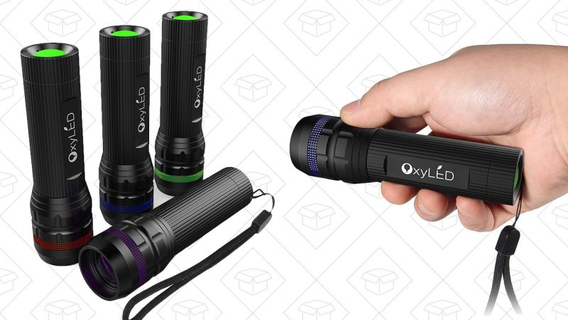 Pack de 4 mini linternas OxyLED con zoom, $14 con cĂłdigo 4OXYMD02